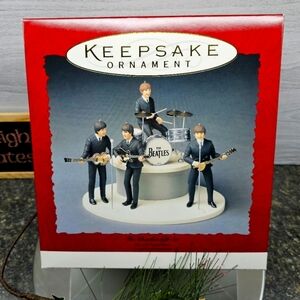 Hallmark Keepsake Ornament The Beatles Gift Set Vintage